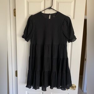 Lulu's Black Babydoll Dress